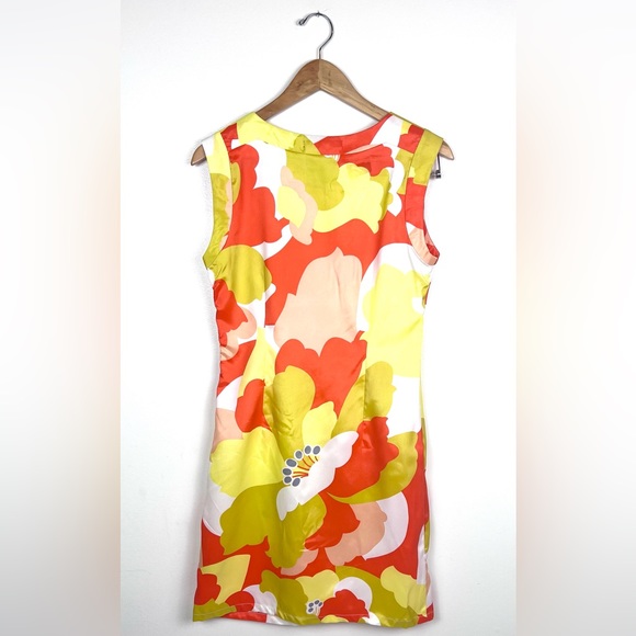 BCBG Max Sport Mod Sunshine Floral Print Sheath Shift Dress - Picture 10 of 15